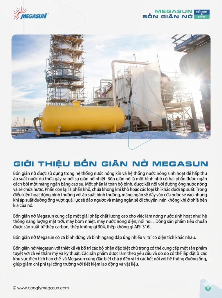 bồn giản nở megasun