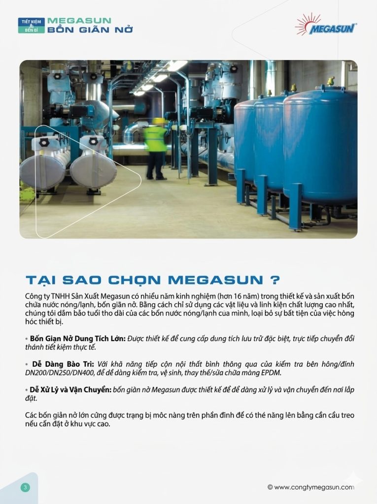 bồn giản nở megasun