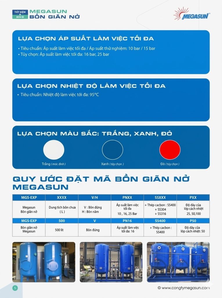 bồn giản nở megasun
