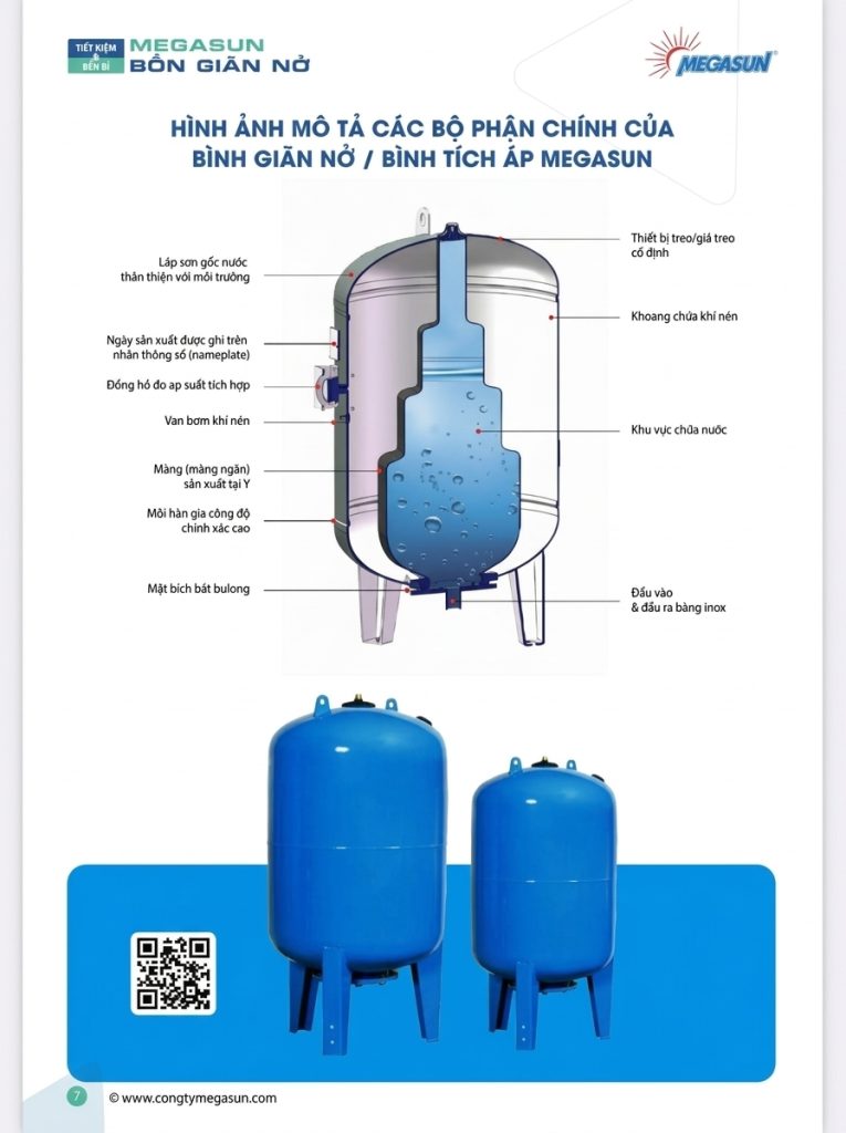 bồn giản nở megasun